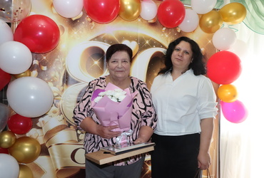 С юбилеем поздравили жительницу села Микулино