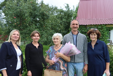 С 80‑летием поздравили жительницу деревни Стрешневы Горы