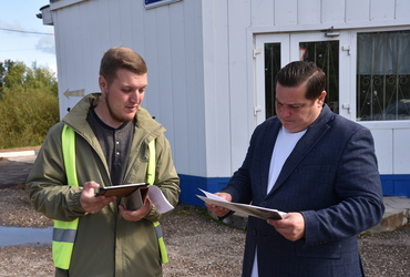 В муниципальном округе Лотошино прошла проверка шиномонтажей