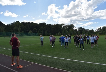 Утренняя зарядка прошла в Лотошино