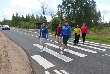 Ремонт региональной дороги в Лотошино близится к завершению