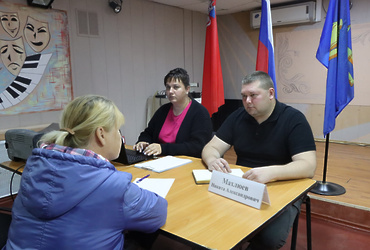 Прием жителей прошел в селе Микулино