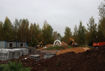 Обновленный сквер «Славянской дружбы» в Лотошино откроют к концу октября