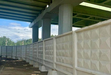 На железной дороге оборудовали более 1,5 тыс. метров ограждений