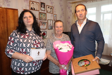 С 90‑летием поздравили жительницу деревни Савостино