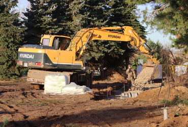 Продолжается благоустройство общественного пространства в поселке Кировский