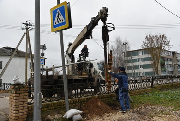 Сразу на четырёх пешеходных переходах в округе в ближайшие дни появятся проекции