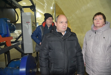 Линию по производству кормов для животных и птиц запустили в деревне Введенское