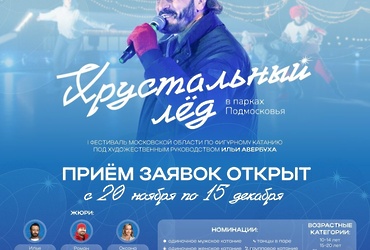 На территориях 10 парков культуры и отдыха в МО пройдет первый областной фестиваль по фигурному катанию «Хрустальный лёд»