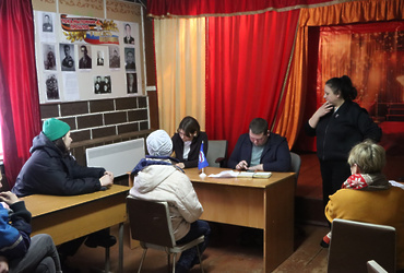 Прием населения прошел в селе Корневское