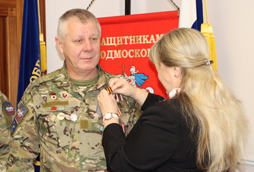 Ветерану СВО Валерию Осипенкову вручили государственную награду России – знак отличия ордена Святого Георгия