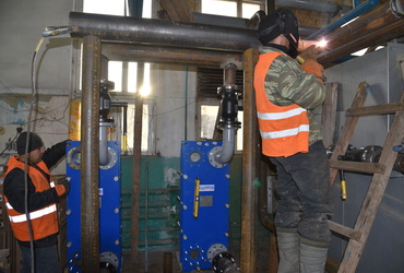 Новые котлы установили на котельной №6 в Лотошино