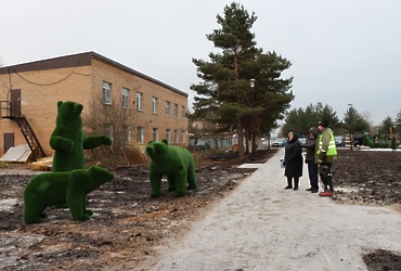 Благоустройство общественного пространства в посёлке Кировский завершилось