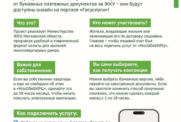 Министерство жилищного‑коммунального хозяйства Московской области запустило пилотный проект